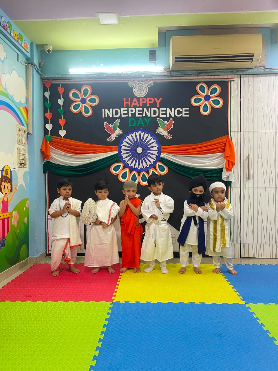 Independence Day celebration at school