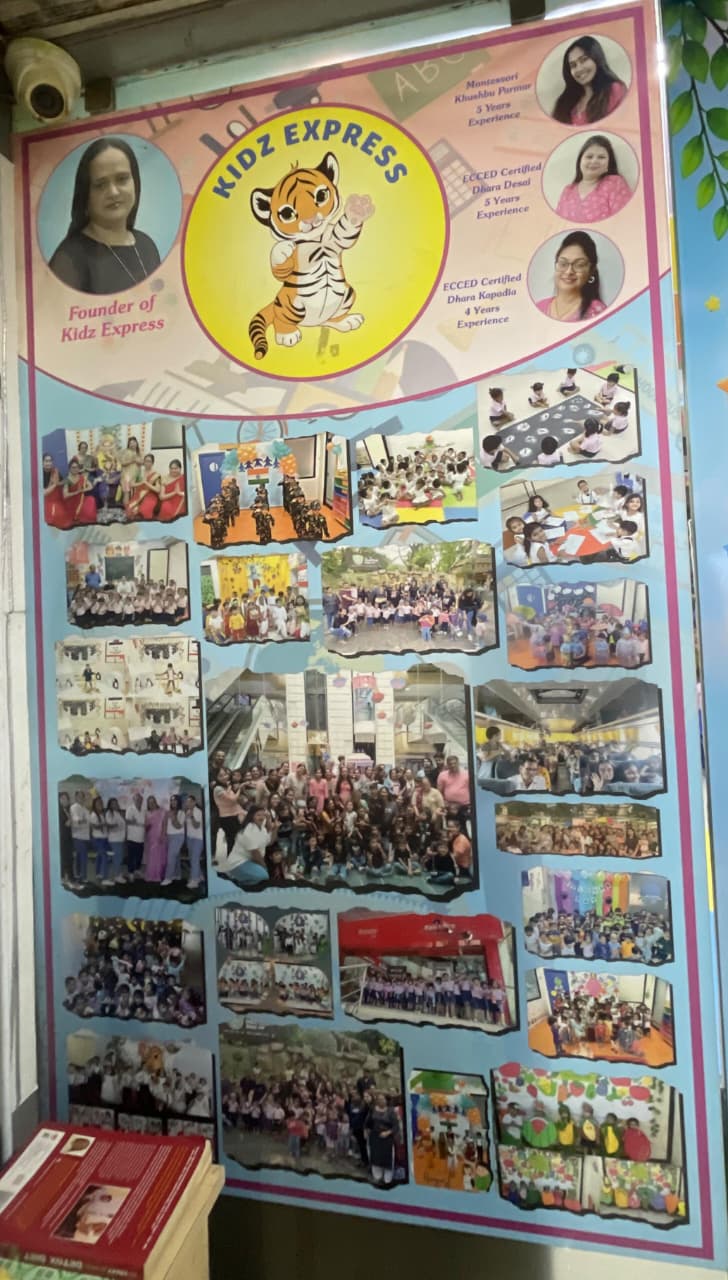 Kidz Express memories photo wall